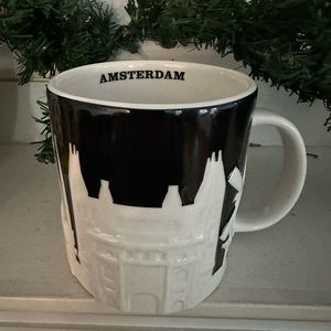 Starbucks Amsterdam Relief mug.  Brand new unused with SKU